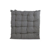 Podsedák prošívaný 40*40 cm, kostičkovaný, černo-bílý