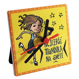 Home Elements porcelánové hodiny Nejlepší maminka