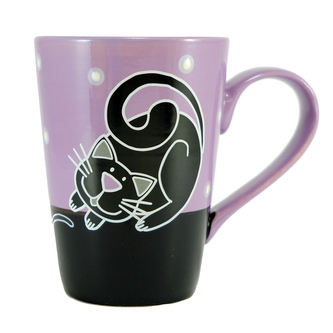 Keramický hrnek 400 ml, Kočka