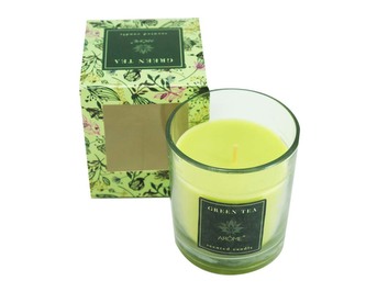 Vonná svíčka, 120g, zelený čaj, II. jakost