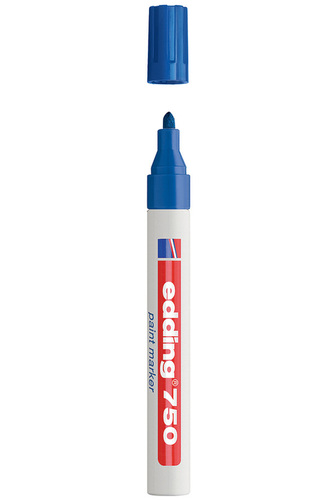 Lakový popisovač EDDING 750, modrý