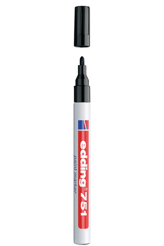 Lakový popisovač EDDING 751, černý