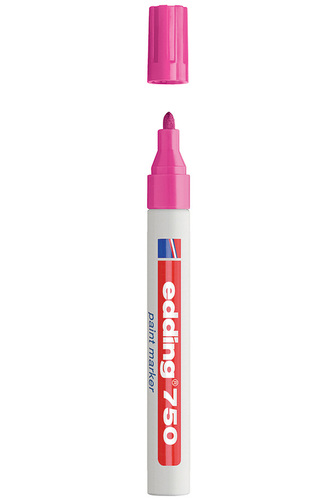 Lakový popisovač EDDING 750, růžový