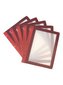Vložky do jídelních lístků Securit pro řadu WOOD A4, 5ks, Wine Red