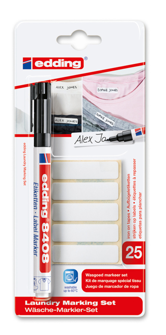 Popisovač EDDING 8408 na textil, černý