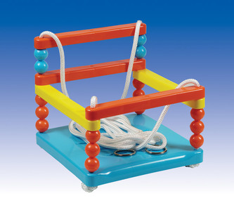 Dětská houpačka plast 32 x 32cm, 3 barvy