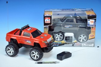 Auto RC 30cm na vysílačku 1-kanál na baterie 2 barvy v krabici - 1 kus