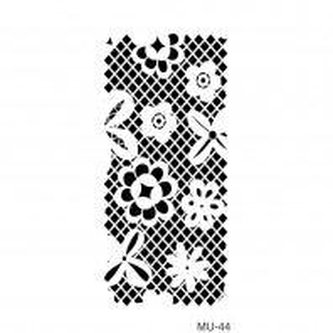 Šablona Cadence - krajky / 25x10 cm