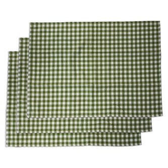 Utěrka, 3 ks, zelený kanafas