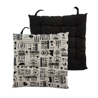 Podsedák prošívaný 40*40 cm, Grilování