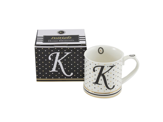 Porcelánový hrnek - Písmeno K