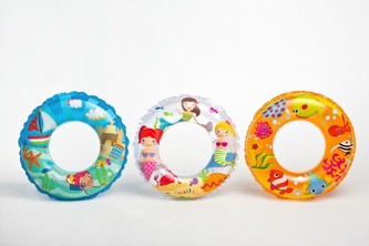 Kruh nafukovací 61cm; 3 druhy v sáčku - 1 kus