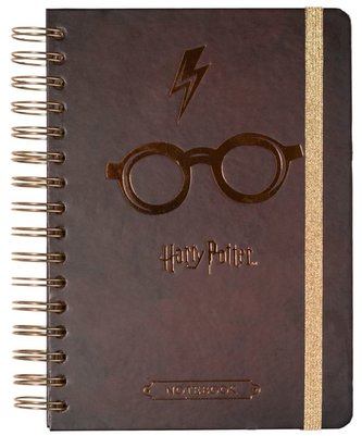 Poznámkový blok Harry Potter: Brýle Kroužková vazba (A5 14,8 x 21,0 cm)