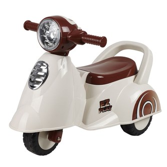 Dětské odrážedlo motorka se zvukem Baby Mix Scooter bílé