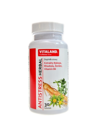 Vitaland - Antistress herbal 30 kapslí