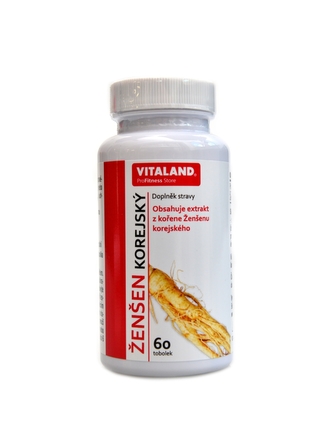 Vitaland - Ženšen korejský 60 kapslí