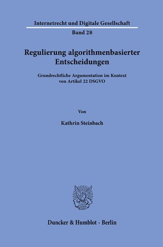 Regulierung algorithmenbasierter Entscheidungen
