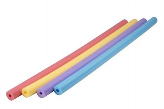 Vodní tyč plavací pěnová trubice 155cm průměr 6cm asst 4 barvy