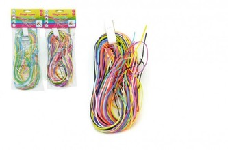 Zaplétací provázky 80cm 50ks asst 4 druhy v sáčku