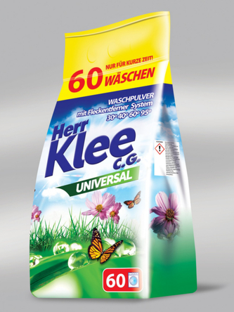 Klee Universal prací prášek 5 kg 60 PD