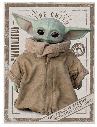 Obraz na plátně Star Wars: Mandalorian - The Child