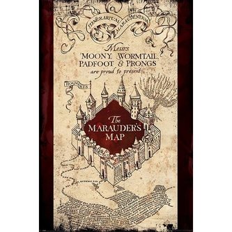 Plakát Harry Potter - The Marauders Map