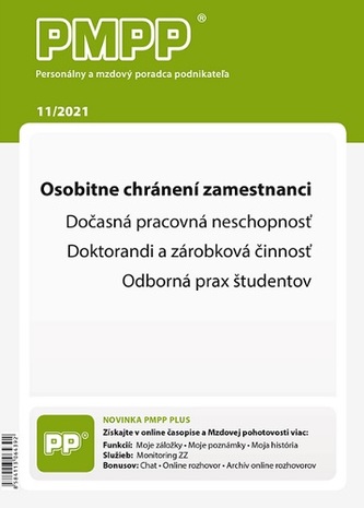 PMPP 11/2021 Osobitne chránení zamestnanci