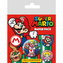 Sada placek Super Mario - Mario, 5 ks