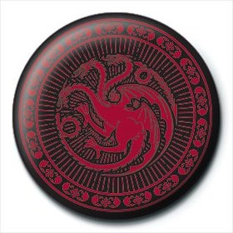 Placka Game of Thrones - Targaryen Sigil