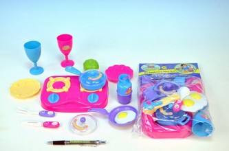 Sada nádobí, 2 druhy, 14ks v sáčku