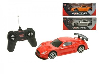 Auto RC sportovní 19cm na baterie 27MHz plná funkce se světlem 3 barvy v krabičce - 1 kus