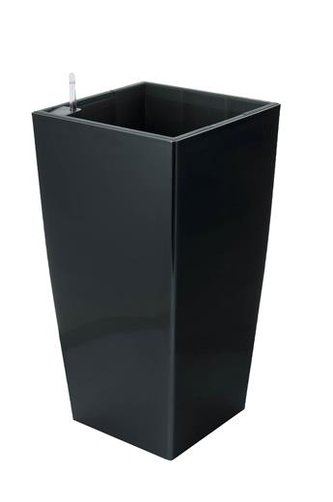 Samozavlažovací květináč G21 Linea černý 76 cm