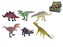 Dinosaurus plast 22-30cm; 6 druhů - 1 kus