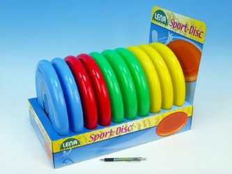 Profi létající talíř 28cm asst 4 barvy 10ks v boxu