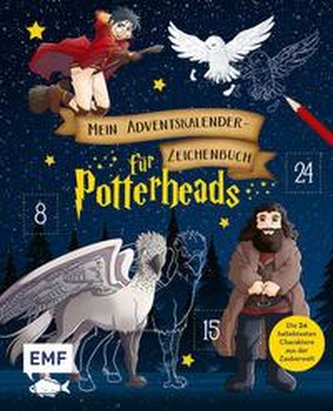 Mein Adventskalender-Zeichenbuch: Weihnachten für Potterheads