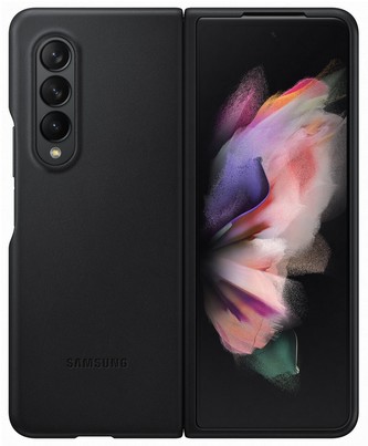 Samsung EF-VF926LBEGWW Leather Cover Fold3, Black