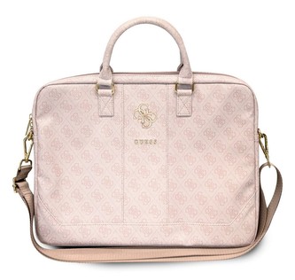 Guess 4G Metal Logo Computer Bag do vel. 16\", Pink