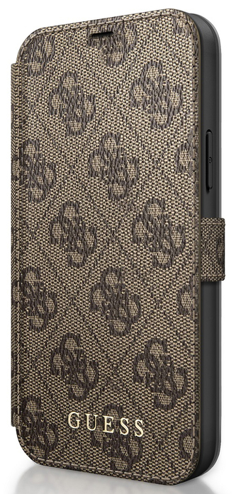 Guess Charms Book Case 4G iPhone 12 Pro Max, Brown