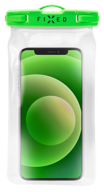 FIXED Float voděodolné pouzdro IPX8, Lime
