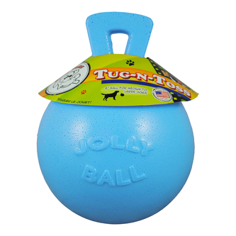 Jolly Ball Tug-n Toss 20 cm/L - míč s uchem světle modrý (s vůní borůvky)