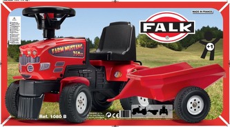 Odstrkovadlo - traktor Farm Mustang 350S s volantem+valník