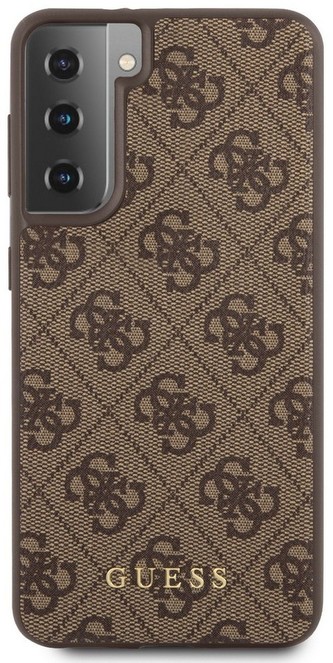 Guess 4G zadní kryt Samsung Galaxy S21, Brown
