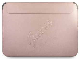 Guess PU Saffiano Computer Sleeve do vel. 13\",Pink