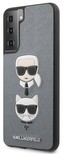 Karl Lagerfeld Saffiano Case Samsung S21, Silver