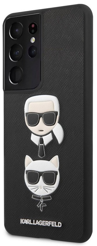 Karl Lagerfeld Saffiano Case Samsung S21U, Black