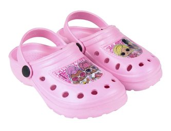 Plážové Clogs L.O.L. růžové/tmavě růžové