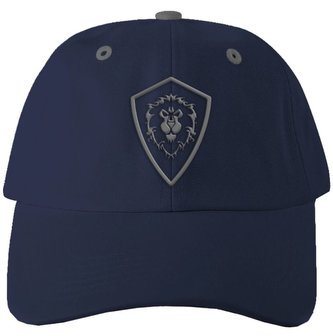 Kšiltovka World Of Warcraft: Alliance Grey Logo (obvod 56 cm) navy bavlna