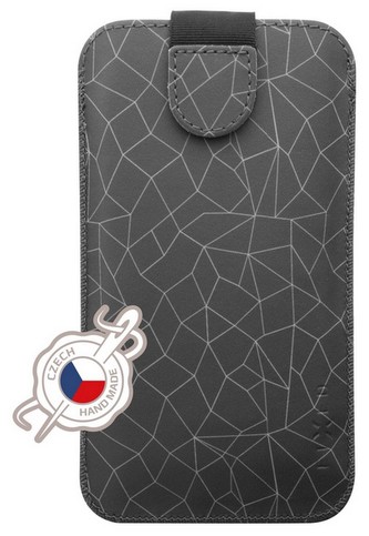 FIXED Soft Slim pouzdro se zavíráním 3XL,Grey Mesh