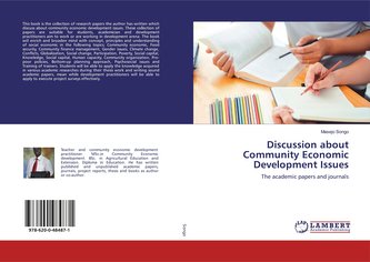 Discussion about Community Economic Development Issues
