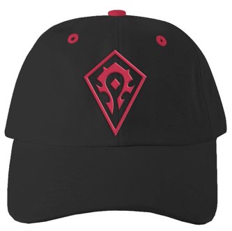 Kšiltovka World Of Warcraft: Horde Red Logo (obvod 56 cm) černá bavlna